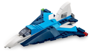 LEGO Creator 3-in-1 Ilma-alus Kilpalentokone 31160, yli 7-vuotiaille
