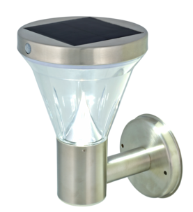 Northlight utelys med solcelle og bevegelsessensor