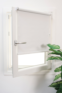 Pimennysrullaverho Hasta Multifix, ruuviton, valkoinen