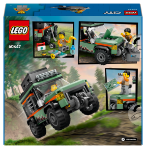 LEGO City terrengbil med firehjulstrekk for kjøring i fjellet 60447, fra 6 år