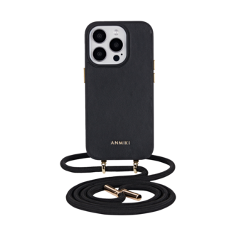 Anmiki mobildeksel med skulderreim til iPhone 16 Pro