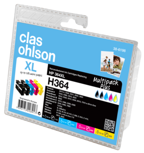 Blekkpatron tilsvarende HP 364 / 364XL, Clas Ohlson