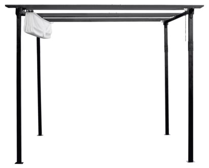 Pergola med soltak, 2,9 x 2,9 meter