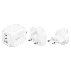 Belkin BoostCharge Pro reiselader 3 porter, 70W