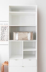 Vakuumpåse med förvaringslåda, stapelbar