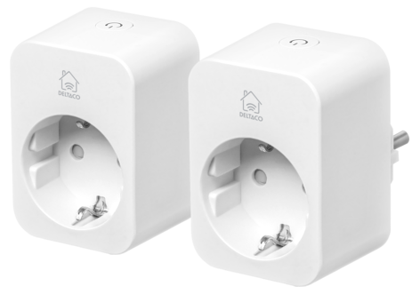 Deltaco Smart Home Smart Plug med elmätare
