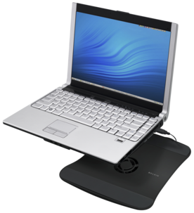 Laptopställ med fläktkylning, Belkin