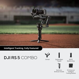DJI RS 5 Combo Gimbaali järjestelmäkameralle