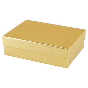 Presentask mini, guld, 7,4 x 10,3 x 4 cm