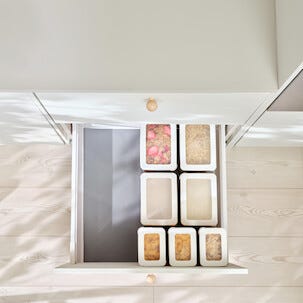 Anti-skli skuffematte på rull, 150 cm