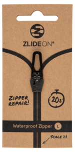 Zlideon Zipper Waterproof för vattentäta dragkedjor L, 1-pack