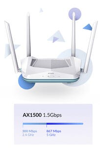 D-link R15 AX1500 WiFi 6 Reititin