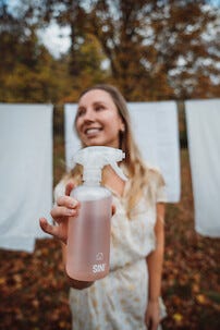 Sini allrengjøring sprayflaske og 2 tabs, startsett