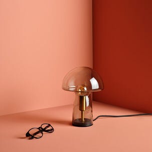 Northlight Iris bordslampa i glas, 23 cm