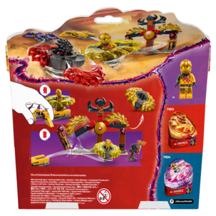 LEGO Ninjago stridspakke med Spinjitzu-dragespinnere 71826, 6 år