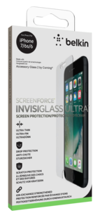 Skärmskydd för iPhone 8, Belkin ScreenForce InvisiGlass Ultra