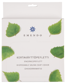 Emendo Istuinalusta saunaan, pefletti, kertakäyttöinen, 25 kpl