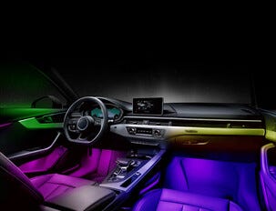 LED-list bil, RGB 16 färger, 5 V, USB, 2 m