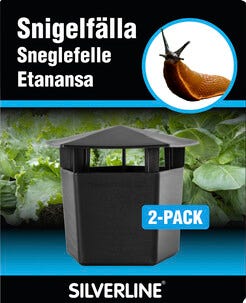 Silverline snigelfälla för öl eller jäst, 2-pack