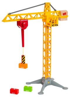 Brio World Byggkran med belysning 33835, från 3 år
