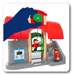 Brio Central Station Set 33989 togstasjon, fra 3 år