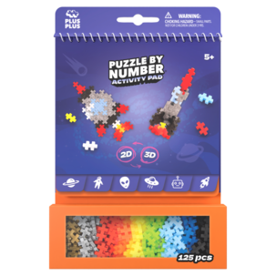 Plus Plus Activity Pad Space, 125 bitar, från 5 år