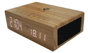 Klockradio  med Qi-laddning