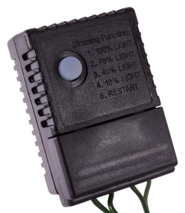 Lattiavirtakytkin ja ohjausyksikkö joulukuuseen 12 V, himmennin ajastin