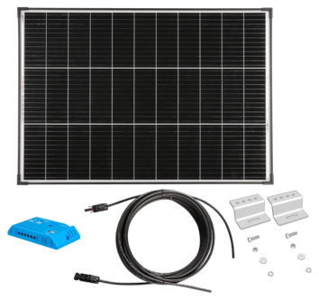 Solcellepanel med tilbehør, 120 W