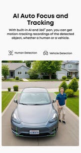 Eufy SoloCam E30 övervakningskamera 2K, solcell och batteri, utomhus