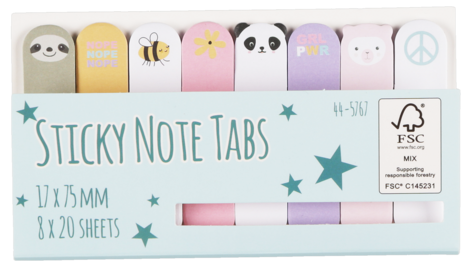 Märkflikar med djurmotiv, 8 x 20 stycken