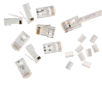 Exibel modularkontakt CAT6, 10-pakning