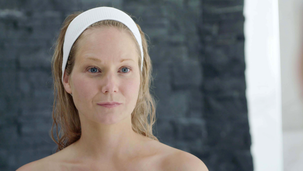 Hårband Waffle Smart Microfiber, vit