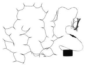 Ljusslinga solcell små bollar, 3,9 m, Northlight