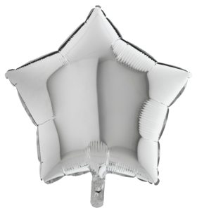 Folieballong, sølvstjerne