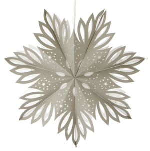 Adventsstjärna papp snöflinga 46 cm, Northlight