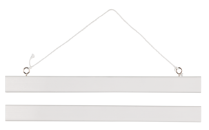 Julistelista valkoinen, 24 cm