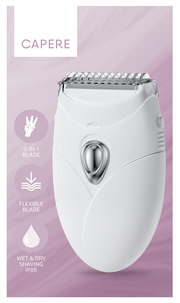Capere Ladyshave Wet & Dry barbermaskin dame, batteri