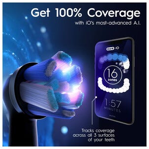 Oral-B iO 9s Duo eltandborste 7 borstlägen, 2-pack