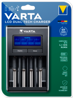 Batteriladdare VARTA LCD Dual Tech
