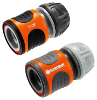 Gardena slangekoblinger 13 mm og 15 mm, 2-pakning