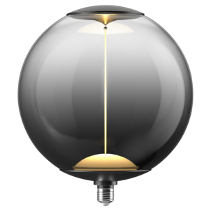 Smokey LED-globlampa E27 12 W dimbar magnetiskt filament, 28 cm