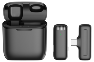 Trådlös mikrofon till mobil med USB-C