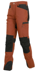 Arbetsbyxor stretch herr, rostbrun