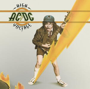 AC/DC High Voltage vinylskiva