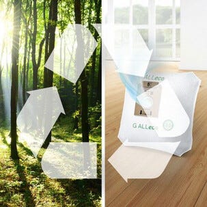 Bosch G ALL Eco dammsugarpåsar, 4-pack