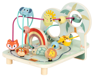 Aktivitetsleke med dyrefigurer, for barn fra 2 år