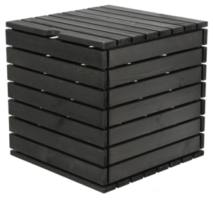 Förvaringslåda, svart 