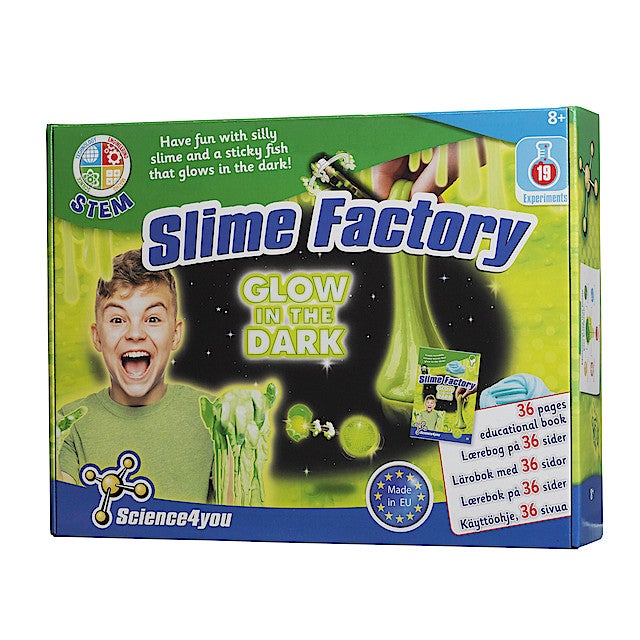Science4you Slime Factory Glow In The Dark Clas Ohlson