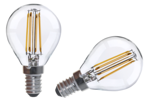 Dimbar klotlampa LED E14 Clas Ohlson